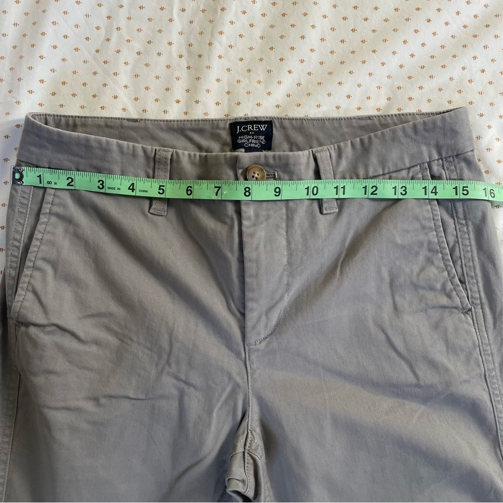 J.Crew Women’s High Rise Girlfriend Chino size 4 - Picture 6 of 6